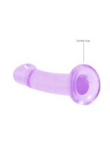 Shots Toys - RealRock - 7" Crystal Clear Non-Phallic Dildo - Purple Sex Toy - Tophatter Daily Deals