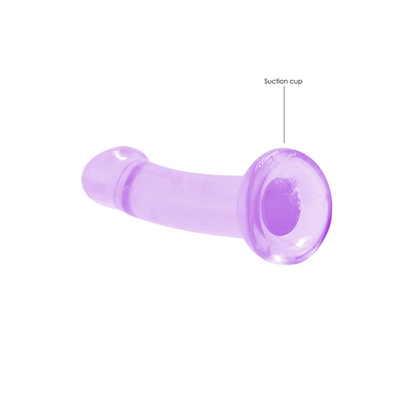 REALROCK Crystal Clear Dildo With Suction Cup – 17 cm Non-Realistic Dildo > Dildos > Neutral Dildos - Tophatter Daily Deals