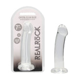 REALROCK Crystal Clear 17 cm Dildo With Suction Cup > Dildos > Realistic Dildos - Tophatter Daily Deals