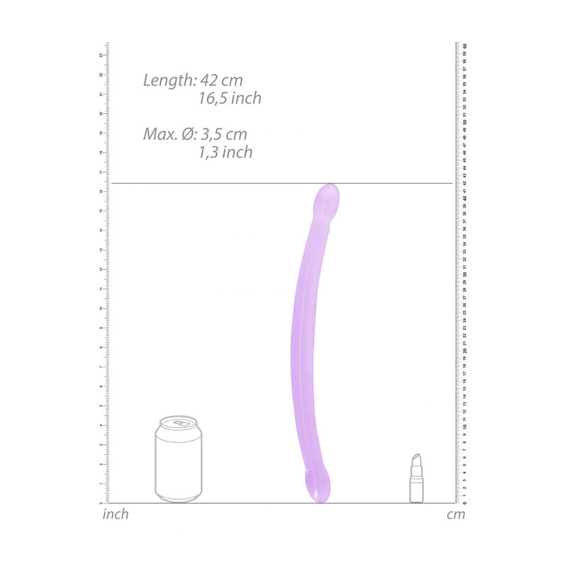 REALROCK Non Realistic Double Dong 17 Inch Double Dong > Dildos > Double Dildos - Tophatter Daily Deals