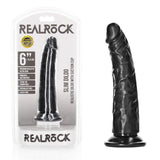 RealRock Realistic Slim Dildo 6 Inch – Soft-Touch 15.5 cm Dildo > Dildos > Slim Dildos - Tophatter Daily Deals