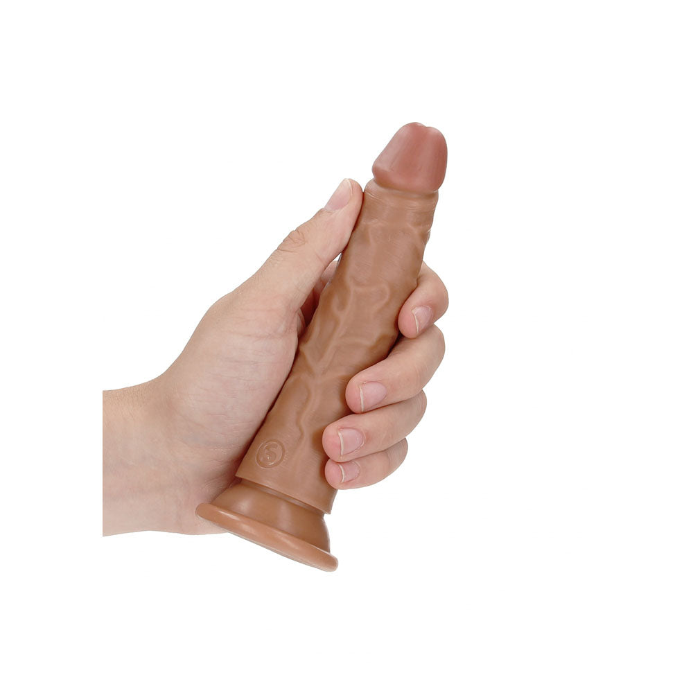 RealRock Realistic Slim Dildo (Tan) – 15.5 cm Realistic Dildo > Dildos > Slim Dildos - Tophatter Daily Deals