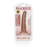 RealRock Realistic Slim Dildo (Tan) – 15.5 cm Realistic Dildo > Dildos > Slim Dildos - Tophatter Daily Deals