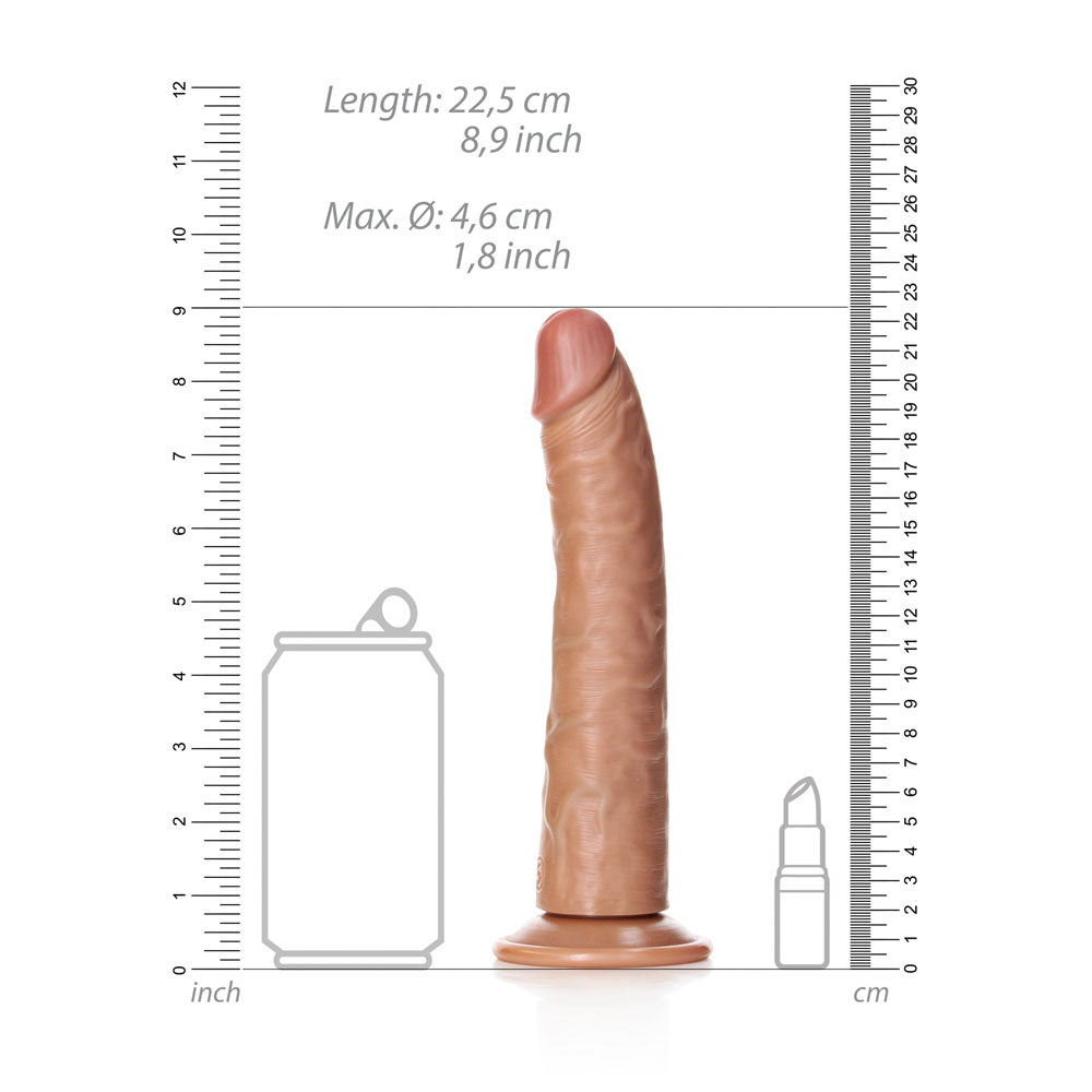 Realrock Realistic Slim Dildo With Suction Cup 20.5cm > Dildos > Slim Dildos - Tophatter Daily Deals
