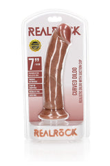 Shots Toys - RealRock - 7 inch Curved Dildo - Various Colors Sex Toy - Tophatter Daily Deals