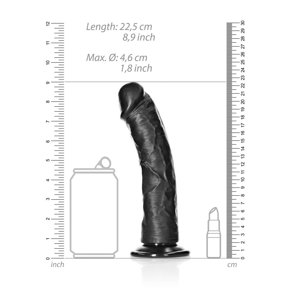 RealRock Realistic Curved Dildo with Suction Cup – 20 cm Dildo > Dildos > Realistic Dildos - Tophatter Daily Deals