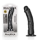 RealRock Realistic Curved Dildo with Suction Cup – 20 cm Dildo > Dildos > Realistic Dildos - Tophatter Daily Deals