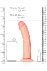 Shots Toys - RealRock - 8 inch Curved Dildo - Various Colors Sex Toy - Tophatter Daily Deals