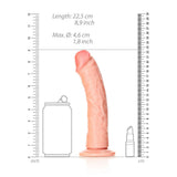 RealRock Realistic Curved Dildo with Suction Cup – 20 cm Dildo > Dildos > Realistic Dildos - Tophatter Daily Deals