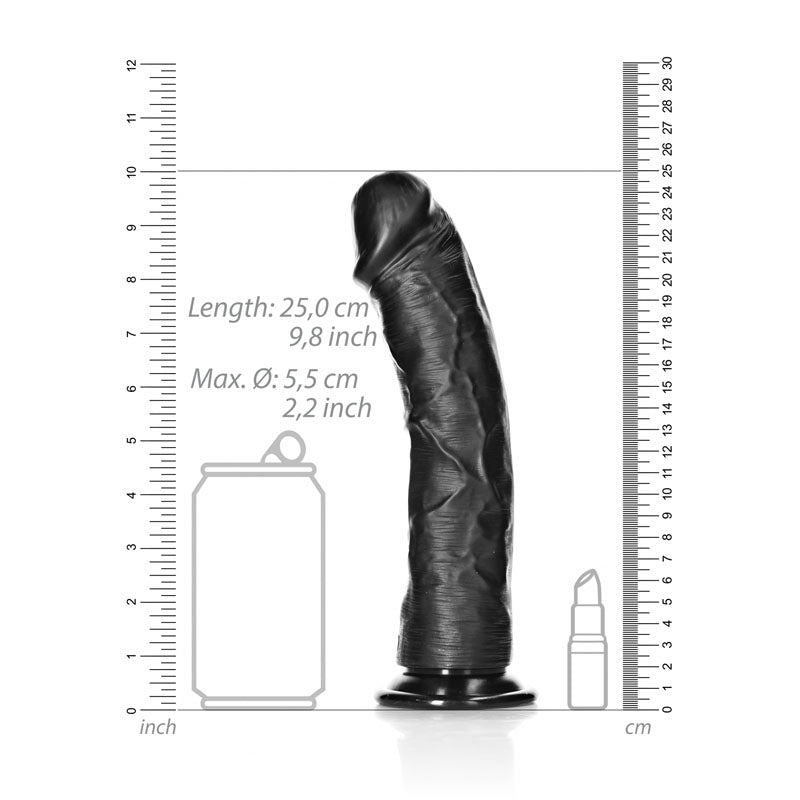 RealRock Realistic Curved Dildo with Suction Cup – 23 cm Dildo > Dildos > Realistic Dildos - Tophatter Daily Deals