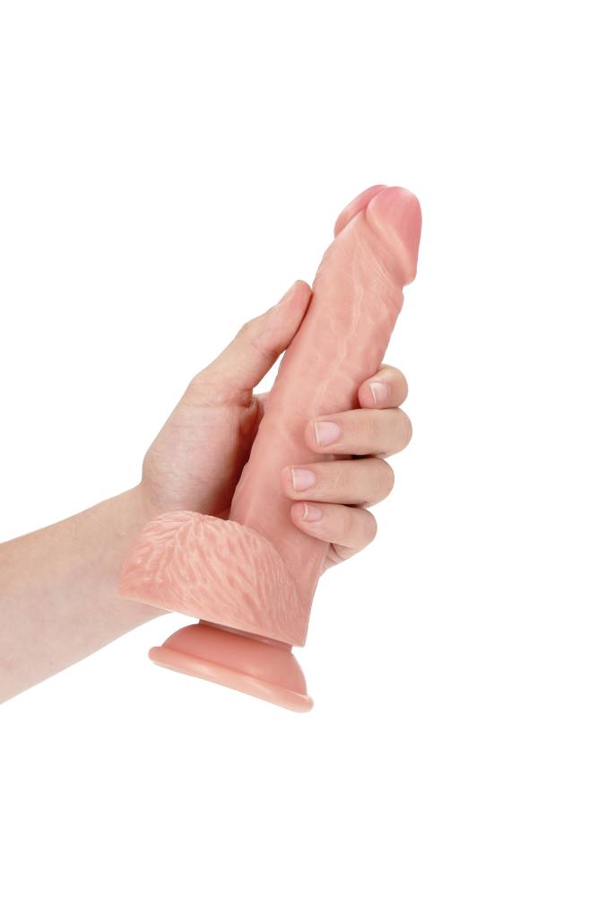 Shots Toys - RealRock - 8" Straight Dildo with Balls - Various Colors Sex Toy - Tophatter Daily Deals