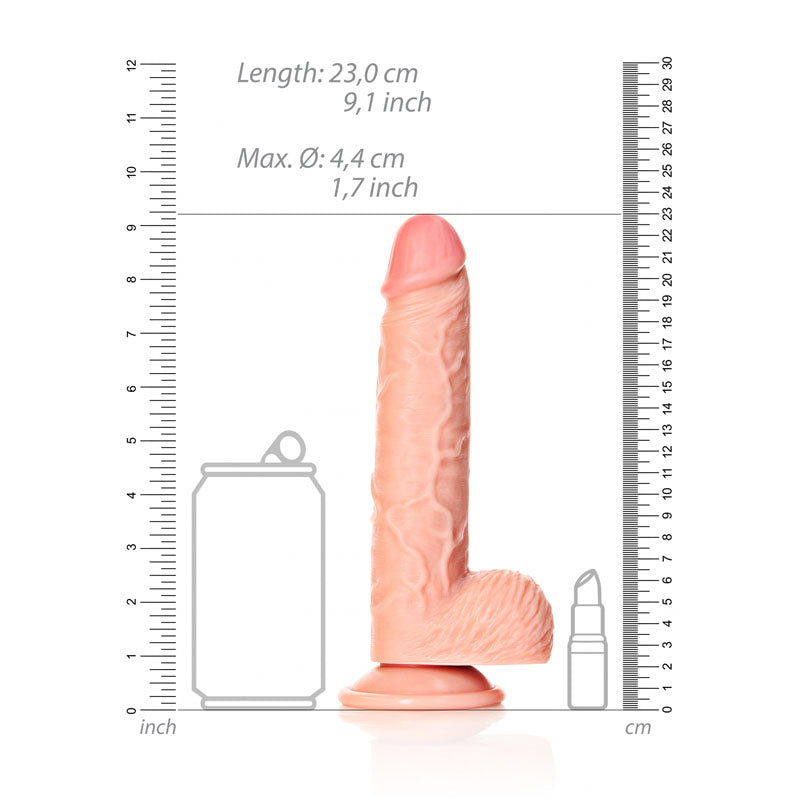 RealRock Straight Realistic Dildo with Balls – 20.5 cm Dildo > Dildos > Realistic Dildos - Tophatter Daily Deals