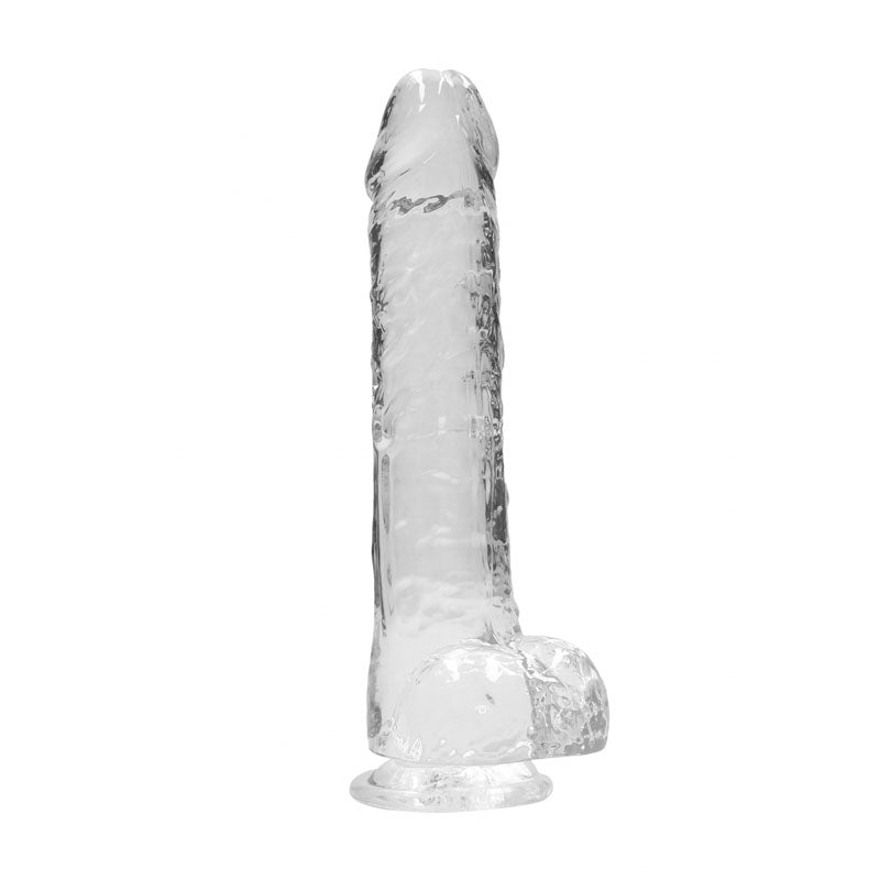 REALROCK Crystal Clear Realistic Dildo with Balls 10 Inch Dong > Dildos > Large Dildos - Tophatter Daily Deals
