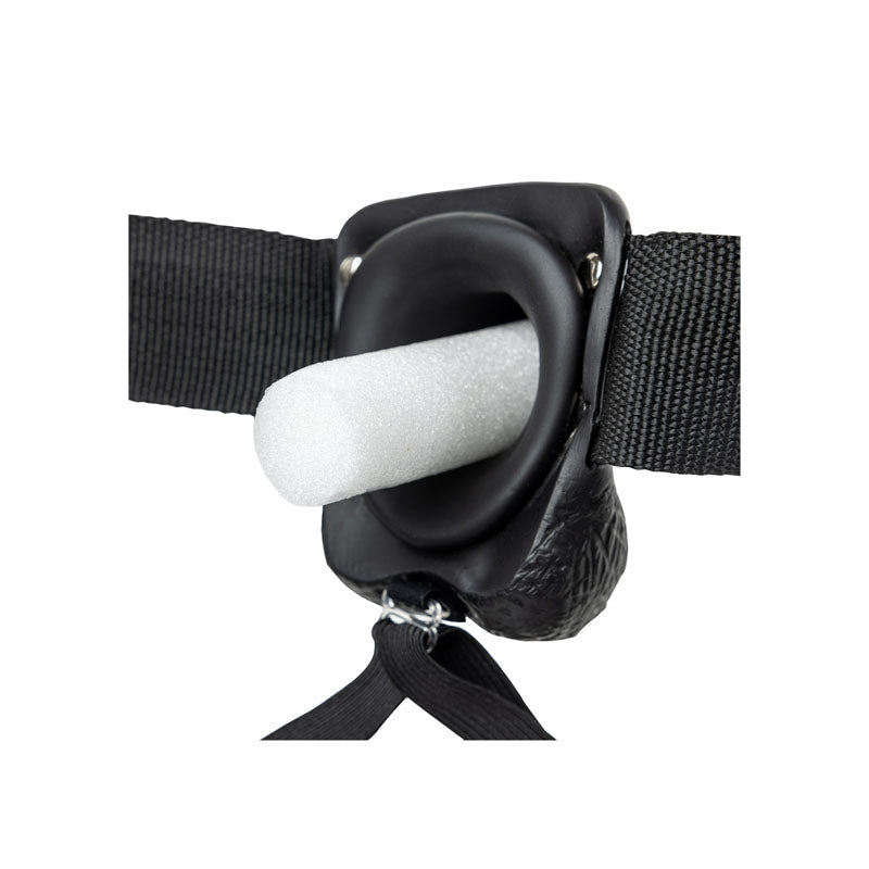 Realrock Hollow Strapon with Balls 23 cm 9" Inch > Dildos > Hollow Strap Ons - Tophatter Daily Deals
