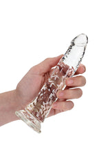 Shots Toys - RealRock - 7" Slim Realistic Dildo with Suction Cup - Clear Sex Toy - Tophatter Daily Deals
