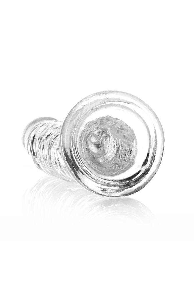 Shots Toys - RealRock - 9" Slim Realistic Dildo with Suction Cup - Clear Sex Toy - Tophatter Daily Deals