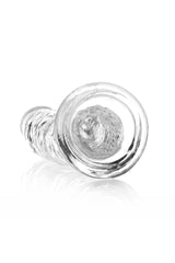 Shots Toys - RealRock - 9" Slim Realistic Dildo with Suction Cup - Clear Sex Toy - Tophatter Daily Deals