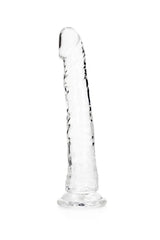 Shots Toys - RealRock - 10" Slim Realistic Dildo with Suction Cup - Clear Sex Toy - Tophatter Daily Deals
