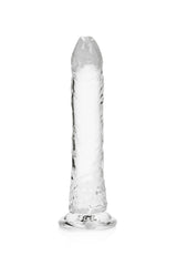 Shots Toys - RealRock - 10" Slim Realistic Dildo with Suction Cup - Clear Sex Toy - Tophatter Daily Deals