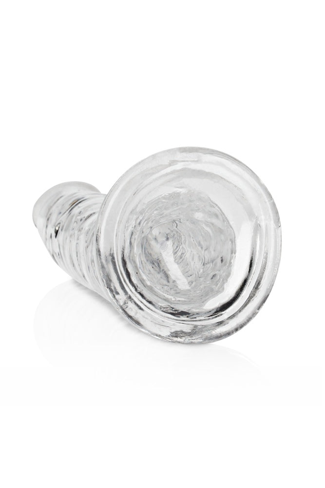 Shots Toys - RealRock - 10" Slim Realistic Dildo with Suction Cup - Clear Sex Toy - Tophatter Daily Deals