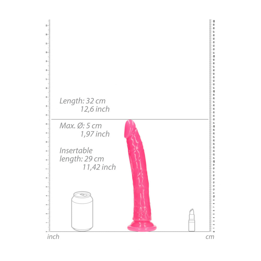 REALROCK Slim Glow in the Dark 29 cm Dildo > Dildos > Large Dildos - Tophatter Daily Deals