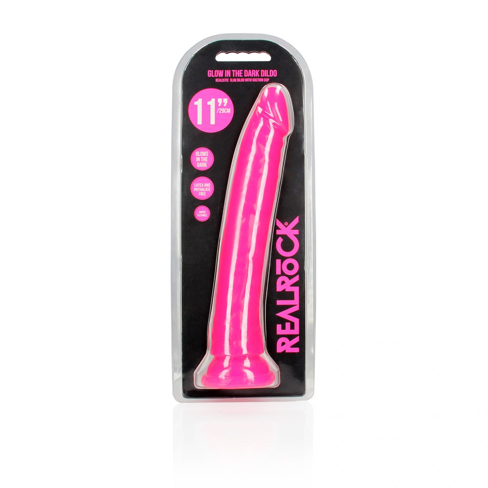 REALROCK Slim Glow in the Dark 29 cm Dildo > Dildos > Large Dildos - Tophatter Daily Deals