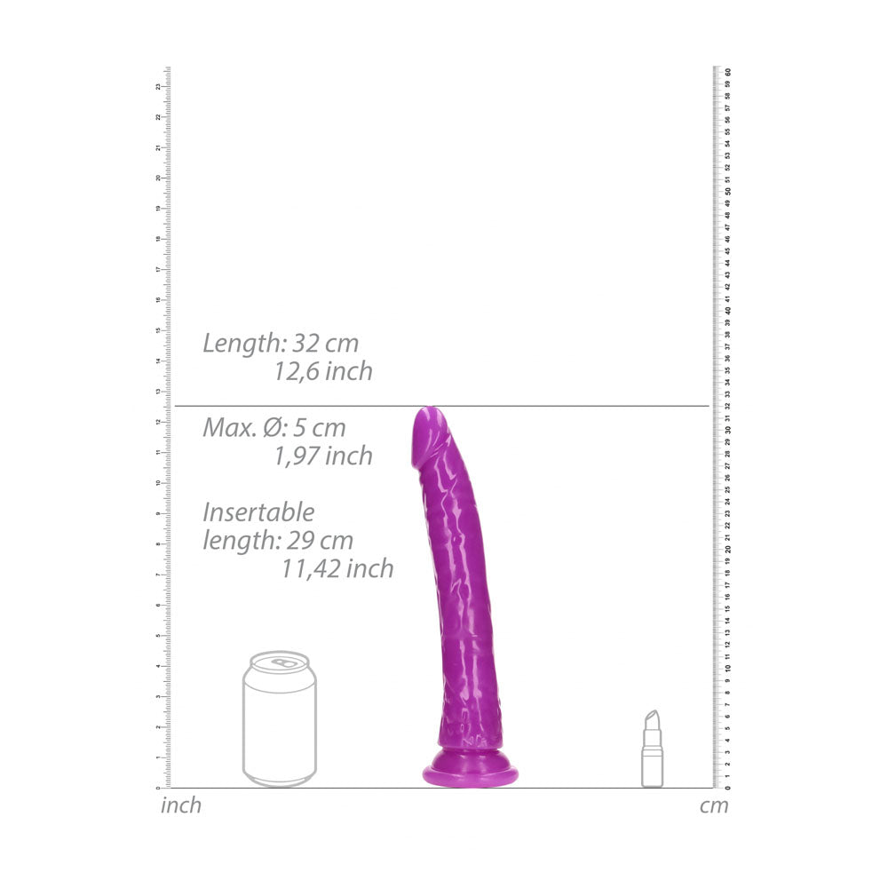 Realrock Slim Glow in the Dark 29 cm Dildo > Dildos > Oversized Toys - Tophatter Daily Deals