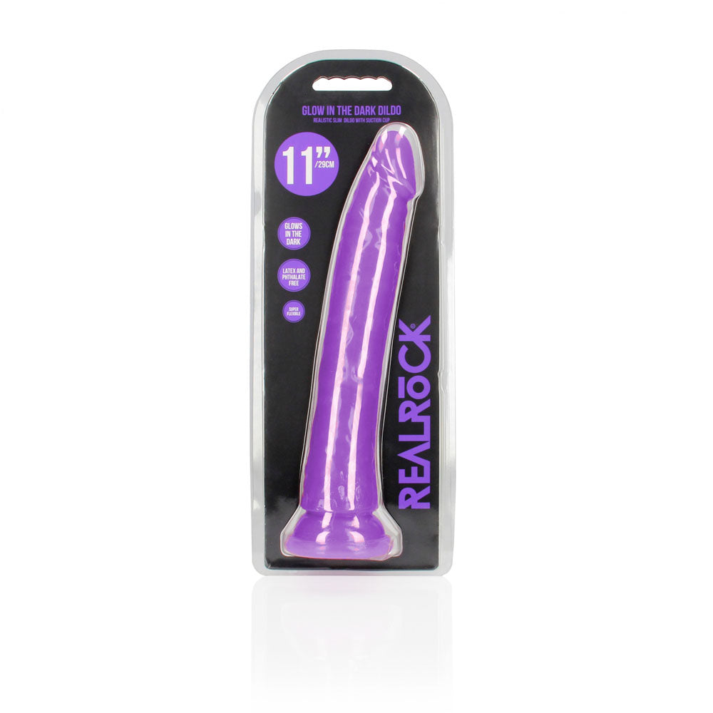 Realrock Slim Glow in the Dark 29 cm Dildo > Dildos > Oversized Toys - Tophatter Daily Deals