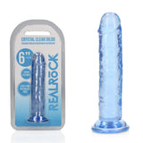 Realrock 15.5 cm Straight Dildo – Clear 6 Inch Dildo > Dildos > Realistic Dildos - Tophatter Daily Deals
