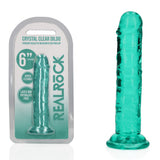 Realrock 15.5 cm Straight Dildo – Clear 6 Inch Dildo > Dildos > Realistic Dildos - Tophatter Daily Deals