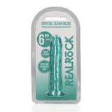 Realrock 15.5 cm Straight Dildo – Clear 6 Inch Dildo > Dildos > Realistic Dildos - Tophatter Daily Deals