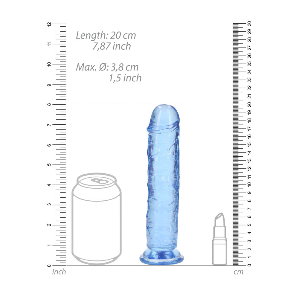 REALROCK 18 cm Straight Crystal Clear Dildo > Dildos > Realistic Dildos - Tophatter Daily Deals