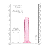 REALROCK Straight Clear Dildo – 18 cm Anal and Vaginal Dildo > Dildos > Realistic Dildos - Tophatter Daily Deals