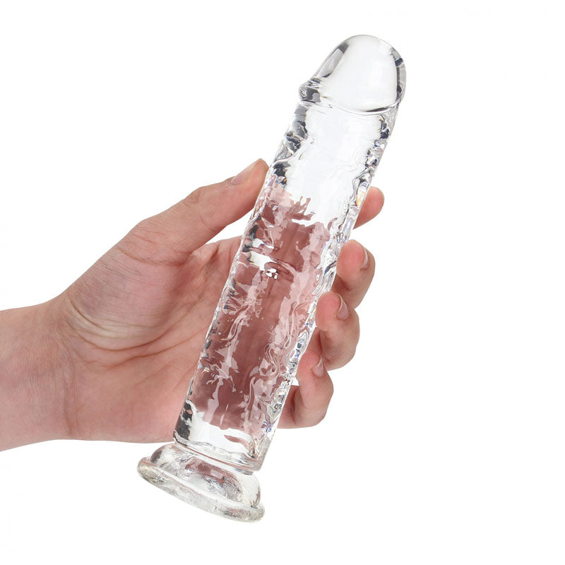 RealRock 18 cm Clear Straight Dildo – 7 Inch Dildo > Dildos > Realistic Dildos - Tophatter Daily Deals