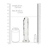RealRock 18 cm Clear Straight Dildo – 7 Inch Dildo > Dildos > Realistic Dildos - Tophatter Daily Deals