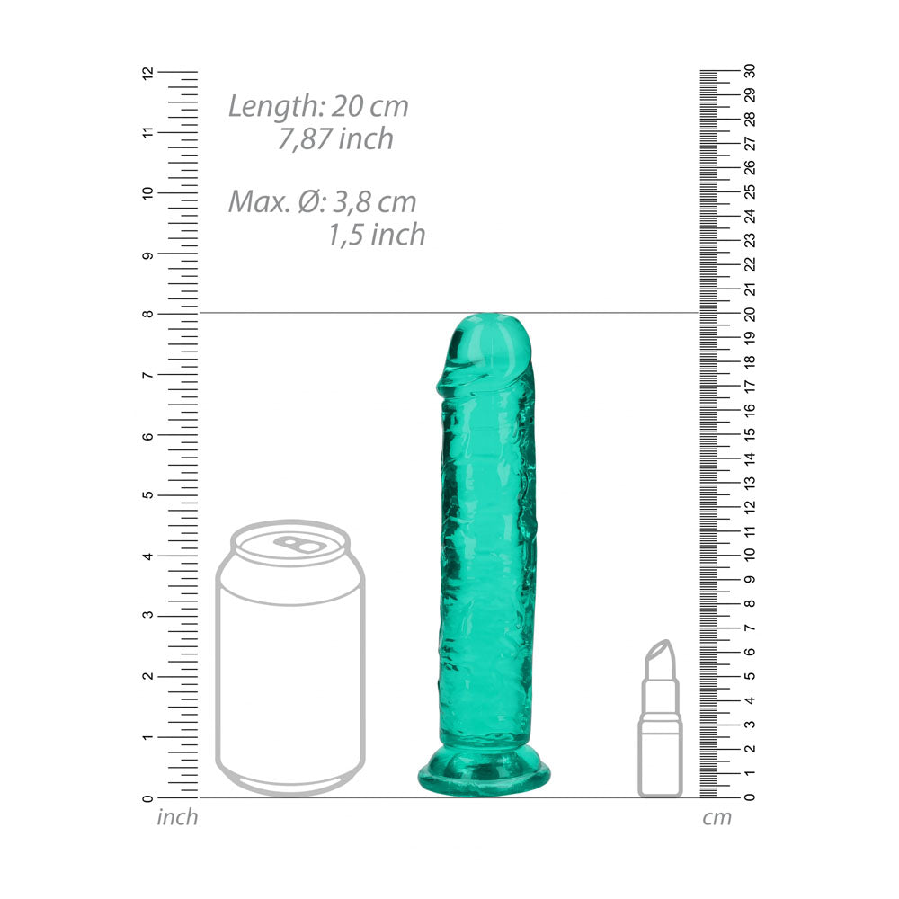 RealRock 18 cm Straight Dildo – Clear 7 Inch Dildo > Dildos > Realistic Dildos - Tophatter Daily Deals
