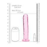 Realrock 20 cm Straight Dildo – Clear 20 cm Dildo > Dildos > Realistic Dildos - Tophatter Daily Deals