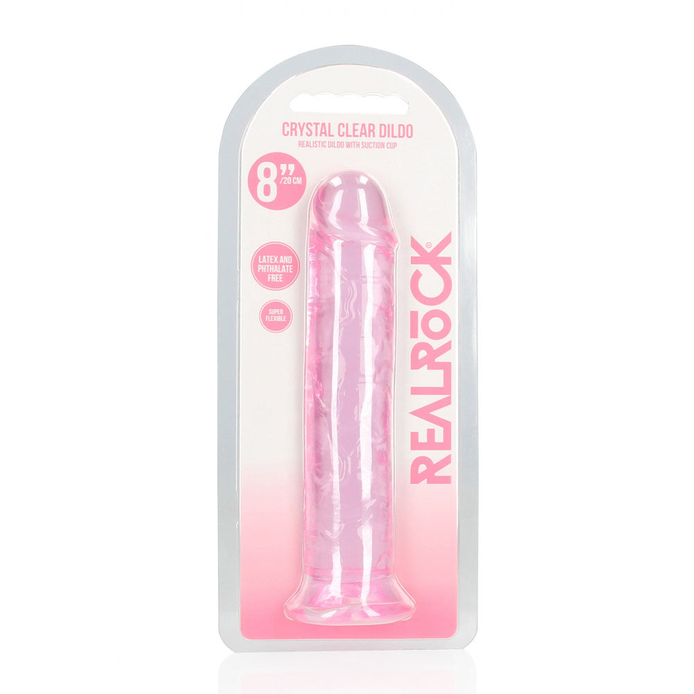 Realrock 20 cm Straight Dildo – Clear 20 cm Dildo > Dildos > Realistic Dildos - Tophatter Daily Deals