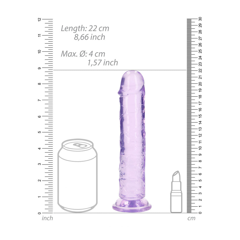 REALROCK 20 cm Straight Dildo – Clear Straight Dildo 20 cm > Dildos > Realistic Dildos - Tophatter Daily Deals