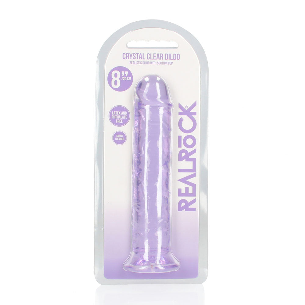 REALROCK 20 cm Straight Dildo – Clear Straight Dildo 20 cm > Dildos > Realistic Dildos - Tophatter Daily Deals