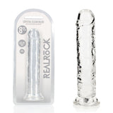 RealRock 20 cm Straight Dildo – Transparent 20 cm Dildo > Dildos > Realistic Dildos - Tophatter Daily Deals
