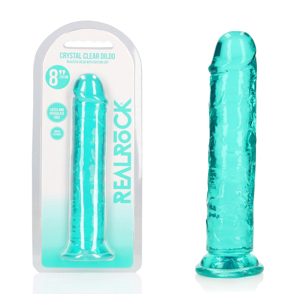 REALROCK 20 cm Straight Dildo – Clear Dildo for Anal and Vaginal Use > Dildos > Realistic Dildos - Tophatter Daily Deals