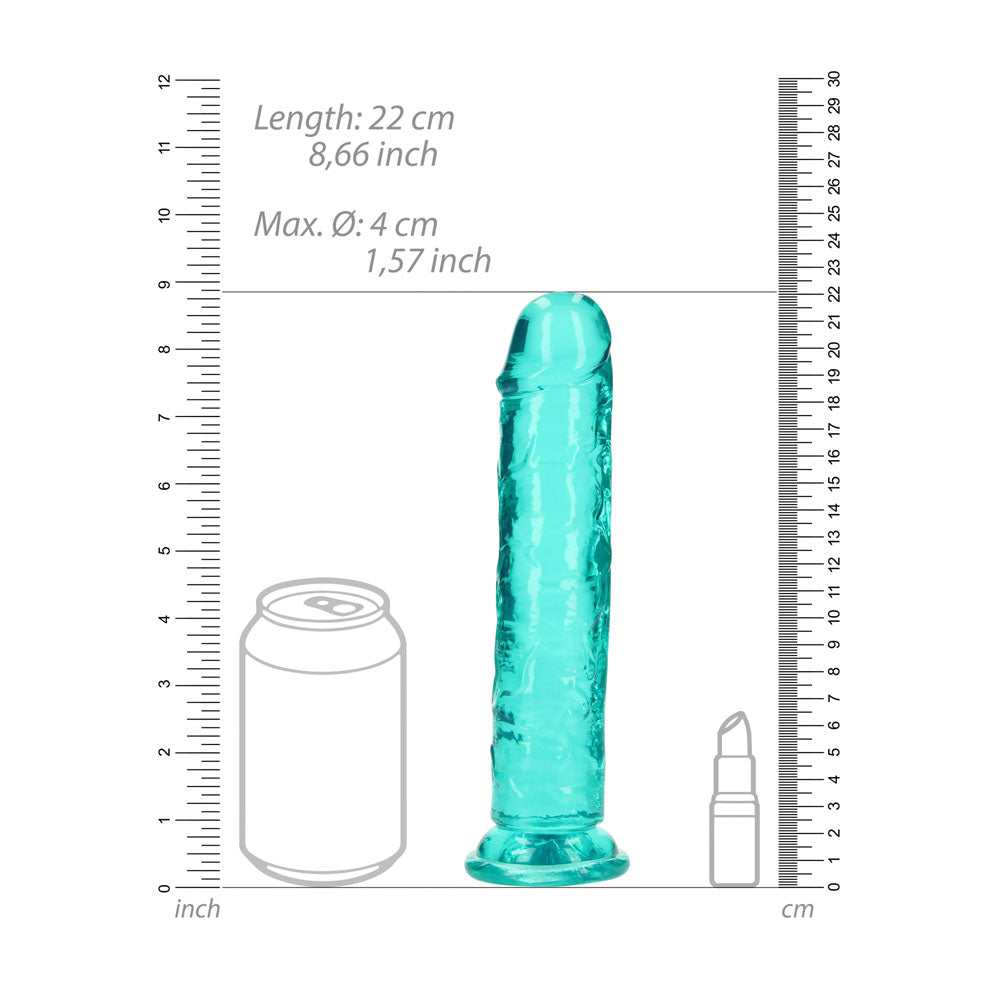 REALROCK 20 cm Straight Dildo – Clear Dildo for Anal and Vaginal Use > Dildos > Realistic Dildos - Tophatter Daily Deals