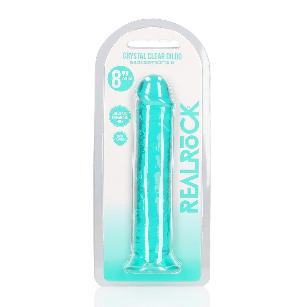 REALROCK 20 cm Straight Dildo – Clear Dildo for Anal and Vaginal Use > Dildos > Realistic Dildos - Tophatter Daily Deals