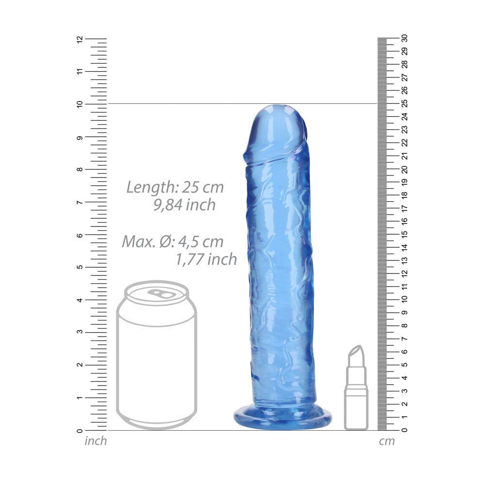 REALROCK 25 cm Straight Dildo – Clear 10 Inch Dildo > Dildos > Realistic Dildos - Tophatter Daily Deals