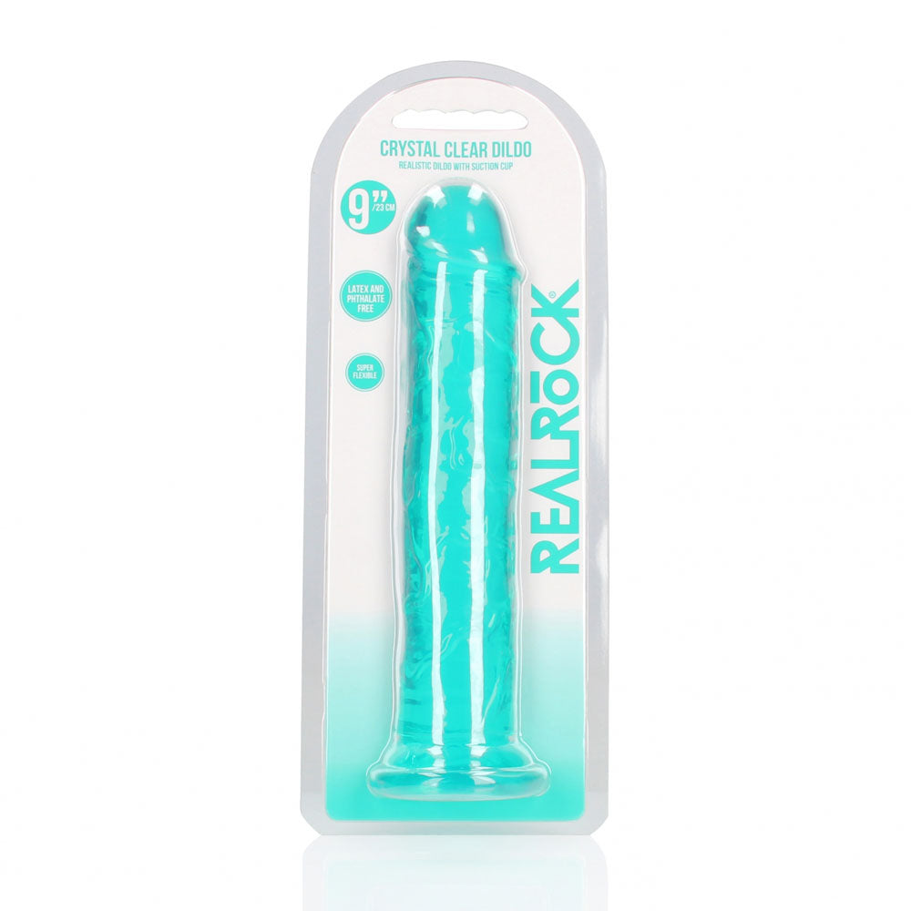 RealRock 25 cm Straight Crystal Clear Dildo > Dildos > Realistic Dildos - Tophatter Daily Deals