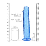 RealRock 28 cm Straight Crystal Clear Dildo – 28 cm Dildo > Dildos > Large Dildos - Tophatter Daily Deals