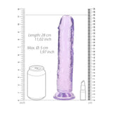 RealRock 28 cm Straight Dildo – Clear 28 cm Dildo > Dildos > Oversized Toys - Tophatter Daily Deals