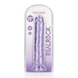 RealRock 28 cm Straight Dildo – Clear 28 cm Dildo > Dildos > Oversized Toys - Tophatter Daily Deals