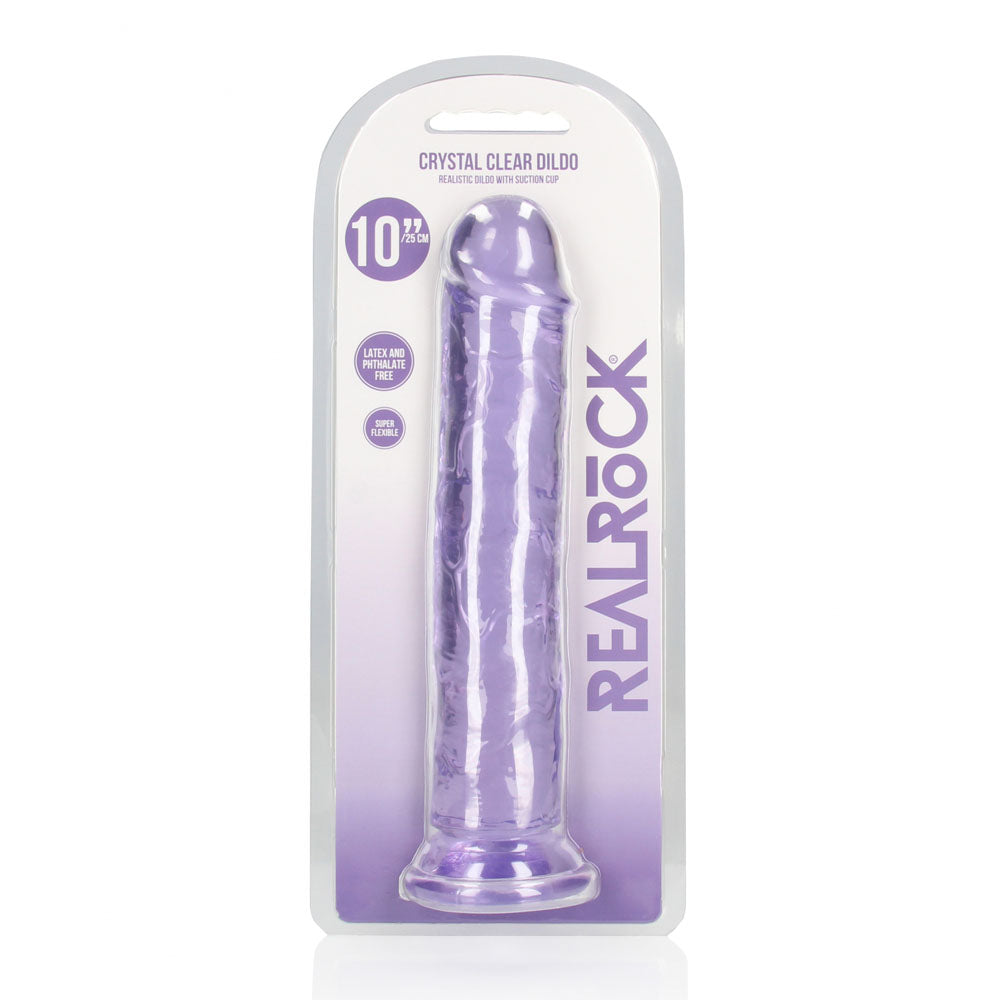 RealRock 28 cm Straight Dildo – Clear 28 cm Dildo > Dildos > Oversized Toys - Tophatter Daily Deals